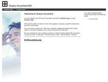 Tablet Screenshot of anywhere.sweco.no