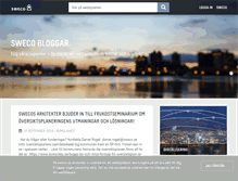 Tablet Screenshot of blogs.sweco.se